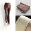 GCAROL Damen-Leggings aus dickem Fleece mit hoher Taille und Buchstaben, Stretch, Winter, nahtlos, Fitness, kann unter Null getragen werden
