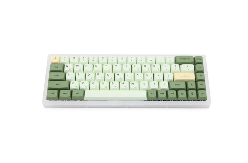 XDA V2 Matcha Green Tea Dye Sub Keycap Set dickes PBT für Tastatur gh60 Poker 87 tkl 104 ansi xd64 bm60 xd68 xd84 xd96 Japanisch