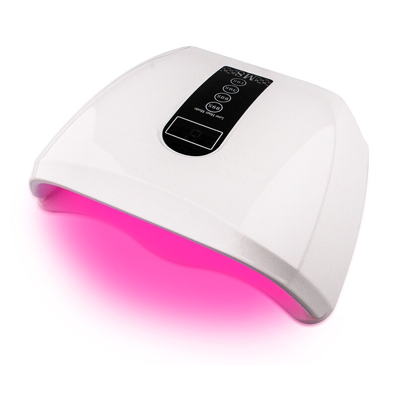 High Power 96W RED Light LED Nail Lamp Two Hands Gel UV Lamp Manicure Nail Polish Dryer Machine for Fast Drying All Gel Polish