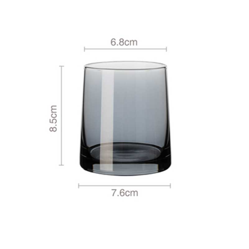 Transparent Japanese Whiskey Glass Cup Crystal Wine Cocktail Brandy Glass Home Kitchen Drinking Glasses 260ml Creative Gifts