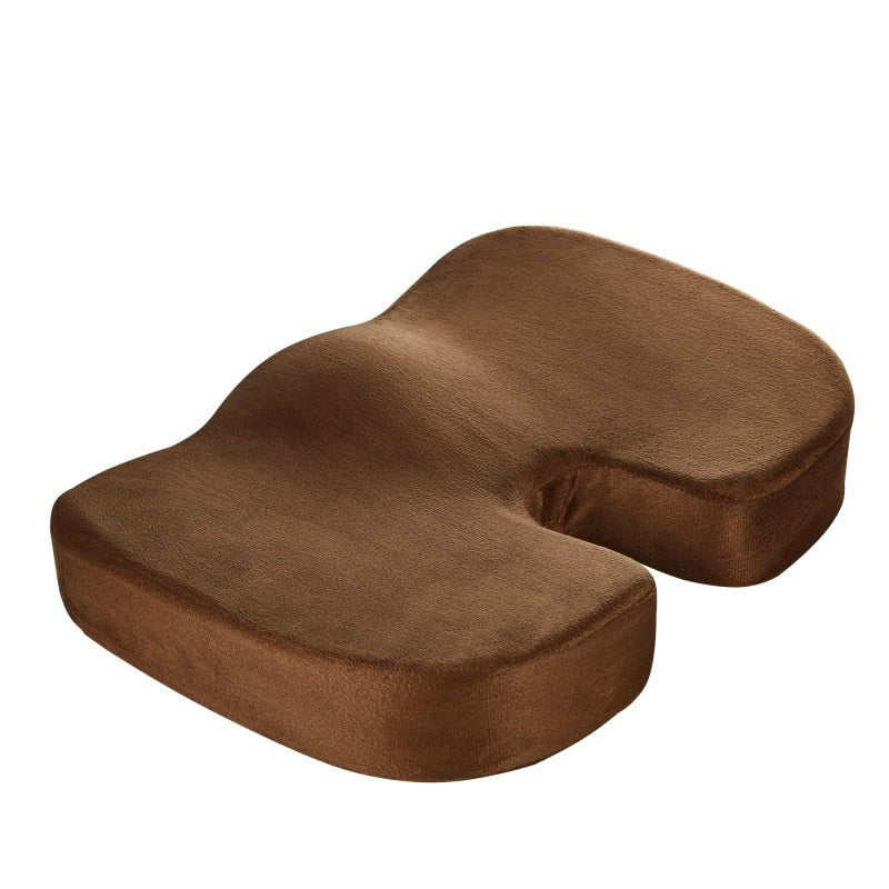 Gel Orthopedic Chair Cushions Velvet Office Sitting Cushion Anti-stress Seat On The Chair Memory Foam U Coccyx Protect Pad Mesh