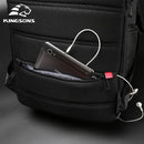 Kingsons 15"17"  Laptop Backpack External USB Charge Computer Backpacks Anti-theft Waterproof Bags for Men Women