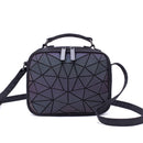 2022 New Luminous Backpack School Women Men Set Rucksack Female Lattice Backbag Holographic Shoulder Bags Purse mochila sac