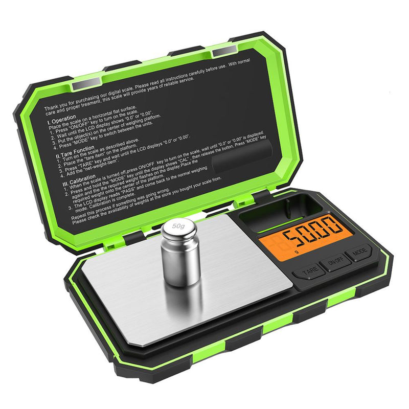 100g/0.01g Precision Digital Scale Mini Pocket Scales LCD Display for Diamond Weighting Gram Weight Scales