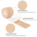 WorthWhile 6 Pcs Kinesiology Tape Athletic Recovery Elastic Tape Kneepad Muscle Pain Relief Knee Pads for Gym Fitness Bandage