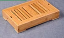 Bamboo Tea Tray Solid Bamboo Tea Board Kung Fu Tea Set with Drain Rack Tools Tea Serving Teapot Tray Set Teal Kitchen Accessorie