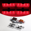 Grill Car Police LED Light Strobe Red Blue Emergency  Remote Wireless Control Flash Signal Fireman Beacon Warning Lamp