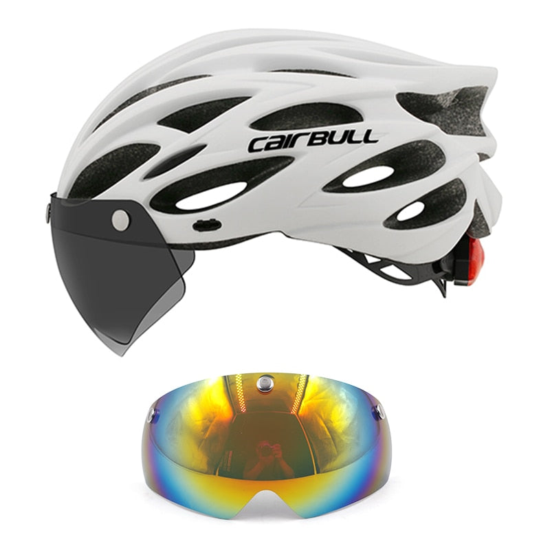 Cycling Helmet Light Road Mtb Mountain Bike Bicycle Led Helmet 54-62cm for Men Women Visored Bicycle Helmet Casco Accesorios