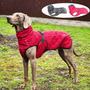 Dog Outdoor Jacket Waterproof Reflective Pet Coat Vest Winter Warm Cotton Dogs Clothing for Large Middle Dogs  Labrador