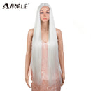 Noble Cosplay Wigs For Black Women Straight Synthetic Lace WIg 38 Inch Ombre Blonde Lace Wig Cosplay Blonde Synthetic Lace Wig