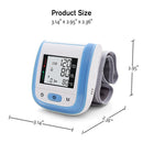 Yongrow Medical Digital Wrist Blood Pressure Monitor Heart Rate Pulse Meter Measure Sphygmomanometer PR