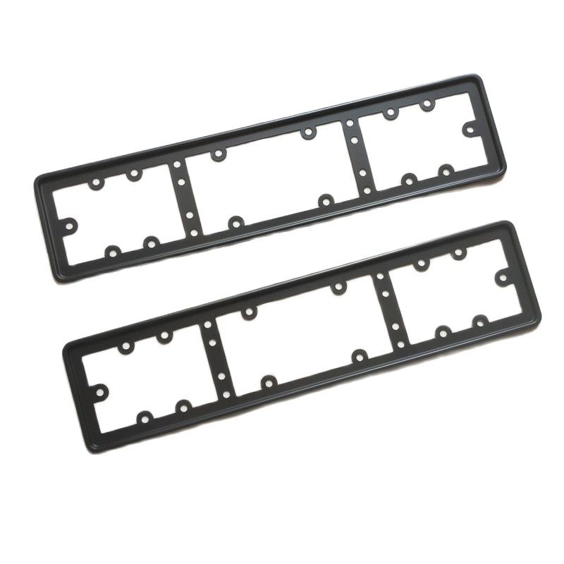 For EU Car License Plate Frame metal Car License Plate Frame Number plate Holder 2pcs