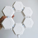 RGB Warm White,Cold White Multiple Color Touch Sensitive Remote Control Homeycomb DIY Quantum Wall Lamp