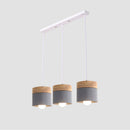 Nordic Minimalist E27 LED chandelier modern home decor wood indoor lighting bedroom living room study hanging lamp pendant light