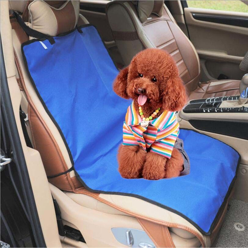 Dog pad hammock cover with seat belt for Dodge car