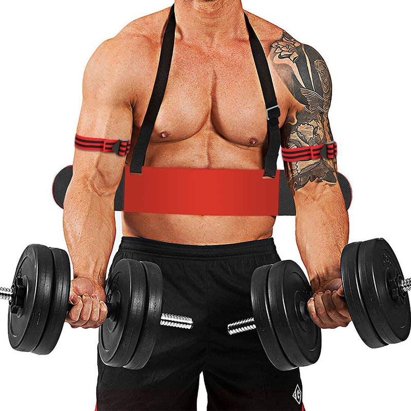 Gewichtheben Arm Blaster Einstellbares Aluminium Bodybuilding Bizeps Trizeps Curl Bomber Arm Muskelheben Training Fitnessgeräte