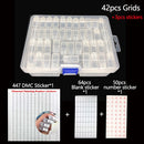 Herramientas de pintura de diamantes, accesorios, caja de almacenamiento, contenedor, accesorios de bordado de diamantes, caja contenedora de mosaico de piedra