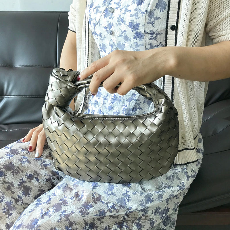 2022 Mode gewebte Tasche Luxus-Designer-Handtasche Marke Frauen Tragetasche Dame Umhängetaschen PU-Frühling Taschen Leder beiläufige Handtasche