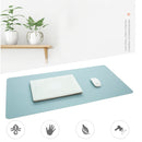 Large Mouse Pad Gamer Waterproof PU Leather Suede Desk Mat Computer Mousepad Keyboard Table Cover Double-Side Portable Mousespad