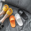 JIANBUDAN Comfortable Soft Indoor Slippers Women Non-slip Bathroom Home shoes Flat EVA Lovers Slides Women&