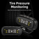 Jansite Original Solar TPMS Car Tire Pressure Alarm Monitor System Display Intelligent Temperature Warning Fuel Save 4 Sensors