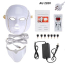 7 Colors Light LED Facial Mask with Neck Face Care Treatment Beauty Anti Acne Therapy Face Whitening Skin Rejuvenation Machine