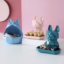 2020 New home storage box Dog cat modern figurine Candy Fruit key Desktop home decor storage container Home Office Storage box
