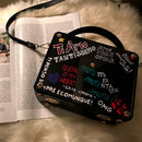 Bolso de hombro de mano con diseño de caja acrílica de moda para mujer