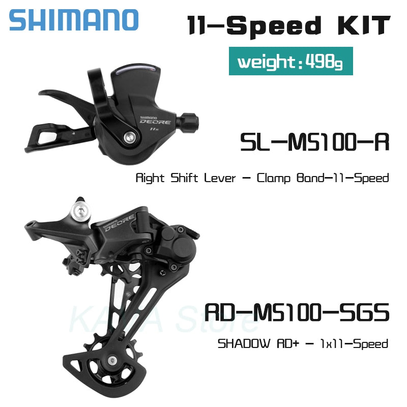 Shimano Deore M5100 1x11 Speed MTB Derailleurs 11V Right Shifter KMC X11 Chain 11S Cassette 42T 46T 50T 52T Bike 11V Groupset