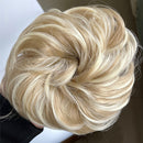 Tinashe Beauty Elastic Band With Hair Messy Hair Bun Scrunchy Chignon With Elastic Band Messi Hairpieces Donut For Women Kids