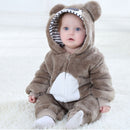 Kawaii Koala  Costume Baby Kigurumis  Animal Cosplay Jumpsuit Winter Warm Pajama Boys Girls  Halloween Carnival Gift
