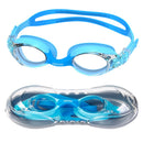 COPOZZ Swimming Goggles Kids Age 3-10 Waterproof Swimming Glasses Clear Anti-fog UV Protection Soft Silicone Frame and Strap