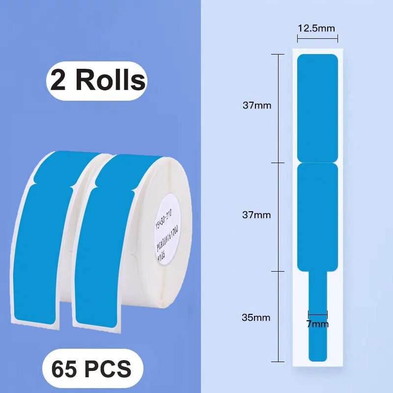 Niimbot D11 D110 D101 pegatinas de Cable autoadhesivas etiquetas de alambre de fibra de identificación impermeables etiquetas para herramienta de marcador de red