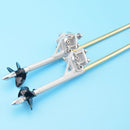 Eje de Cable flexible todo en uno de 4mm, unidad izquierda/derecha, tuerca de apoyo para perro, junta de plástico, tubo de latón y soporte Stinger Drive para Rc