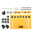 Handle Hole Locator Door Handle Knob and Pull Installation Jig and Shelf Pin Jig Boring Hole 5/6mm Drill Guide Woodworking Tools