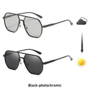 CAPONI Men Sunglasses Photochromic Polarized Sun Glasses Eye Protection Anti UV Ray Fashion Retro Eyewear gafas de sol BS8692