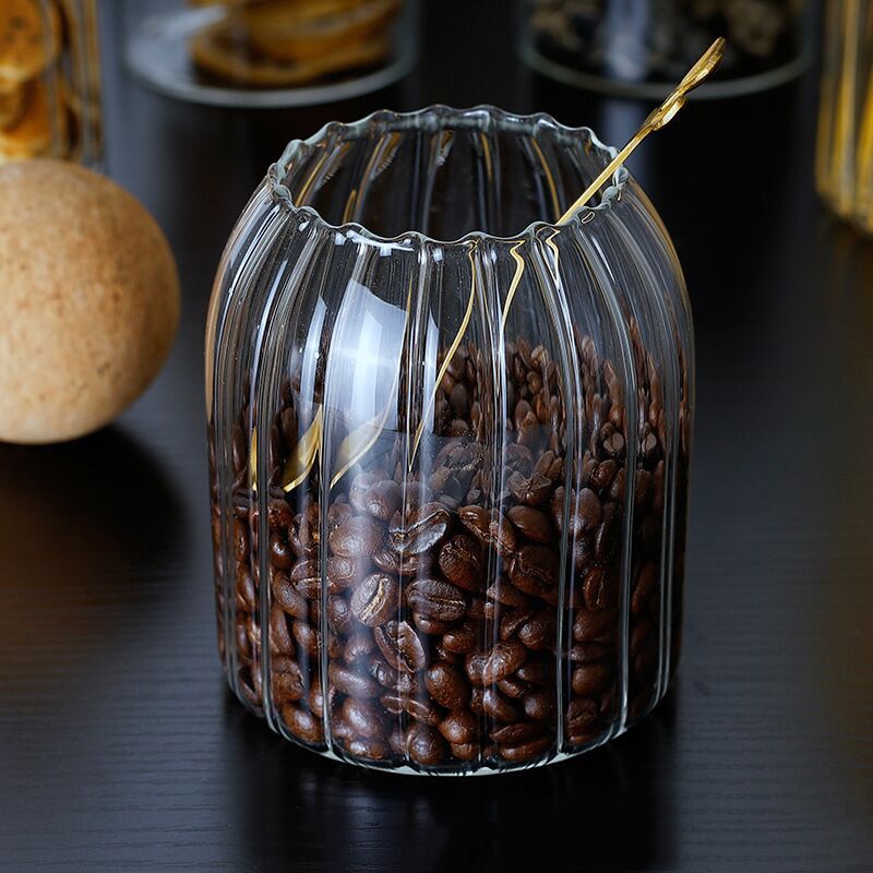 storage glass jar with wooden lid bottle kitchen mason jars with lid glass bottle container cereal dispenser canister