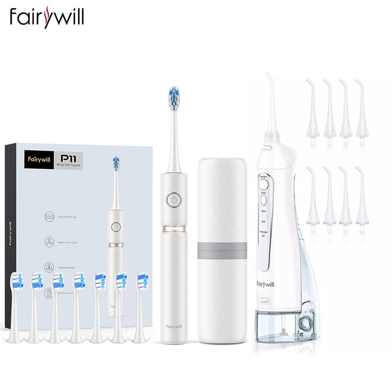 Fairywill 300 ml Tragbare Munddusche USB Wiederaufladbare Zahndusche Mundspülung Jet Irrigator Dental Zahnreiniger 3 Modi