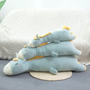 70-120cm Long Sleeping Unicorn Plush Toy Pillow Stuffed Animal Unicornio Throw Pillow Home Decor Gift for Girl School Nap Pillow