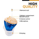 Mini Hearing Aid Audifonos J25 Adjustable Inner Ear Hearing Aids Invisible Hearing Amplifier Ear Sound Amplifier