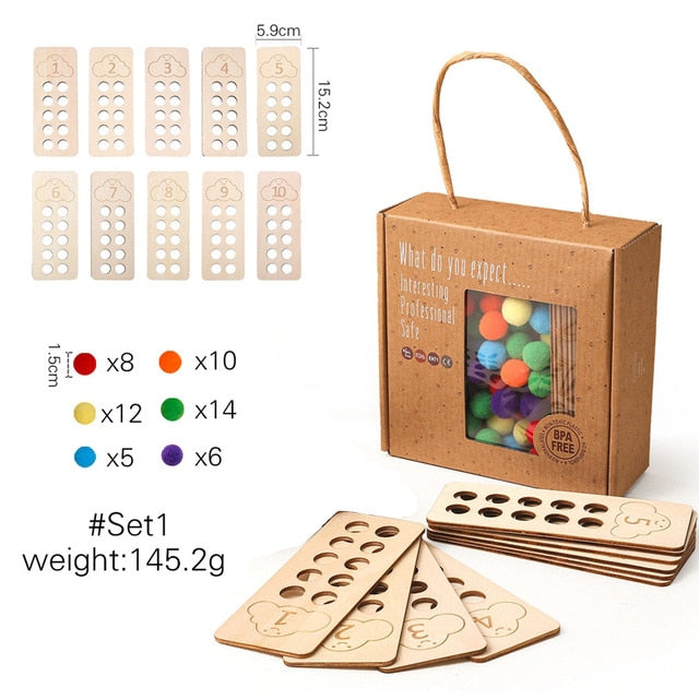Tablero de trazado Montessori, juguete de madera para niñas y niños, letras mayúsculas y minúsculas de doble cara, número, juego educativo, producto de juguete