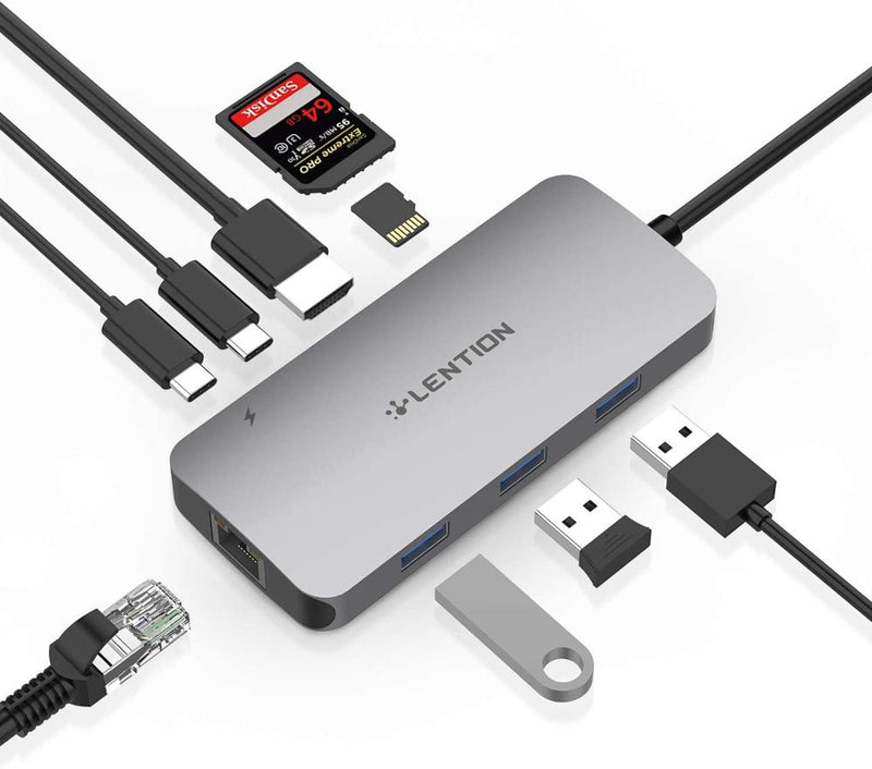 Base de adaptador USB HUB a Multi USB 3,0 HDMI para M1 MacBook Pro Air 13,3 accesorios USB-C tipo C SD TF Splitter 11 puertos USB C HUB