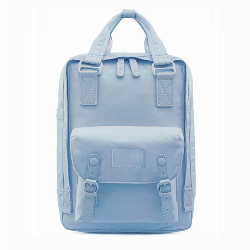Mode Frauen Rucksack 14 Zoll Laptop Wasserdichter Rucksack Hochwertige Schultaschen für Teenager Mädchen Reiserucksack Mochilas
