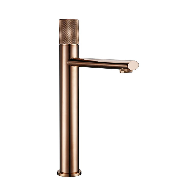 Deck Mount Water Faucet Mixer Tap Single Knurled Handle One Hole Hot Cold Washbasin Bathroom Basin Swivel Knurling Knob Design