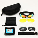 Polarized Ballistic Army Sunglasses Daisy One C6 Military Goggles Rx Insert 4 Lens Kit Men Combat War Game Tactical Glasses