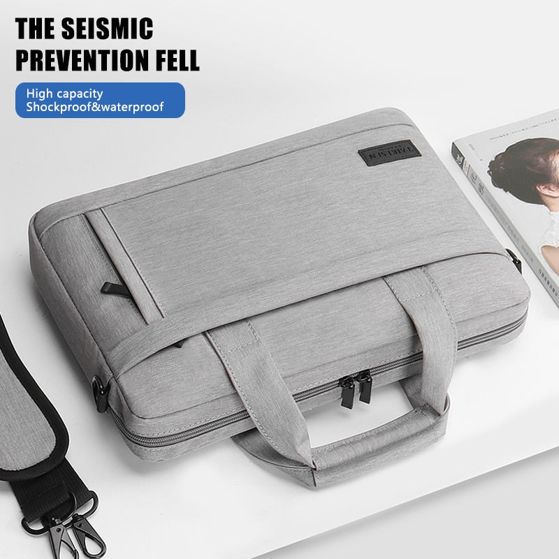 Laptoptasche Hülle Schutzhülle Schultertasche für Pro 13 14 15.6 17 Zoll MacBook Air ASUS Lenovo Dell Huawei Handtasche