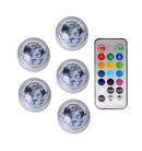 Battery Operated LED Underwater Lights Remote 13 Colors Submersible Light RGB Tea Lamp for Weeding Xmas Valentine&