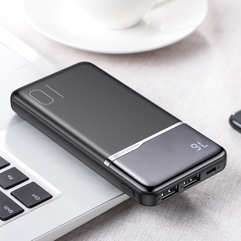 KUULAA 10000mAh Power Bank Portable Charger Power Bank 10000 mAh Fast Charging External Battery Phone Charger For Xiaomi IPhone