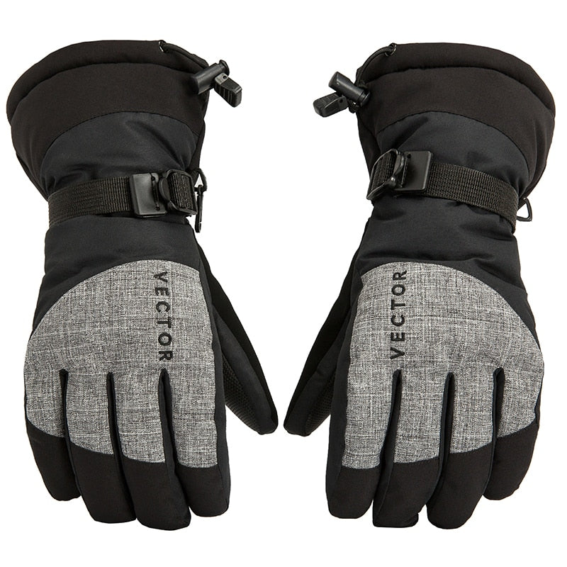 Extra dicke, warme, wasserdichte Ski-Fleecy-Handschuhe, winddicht, Winter, draußen, Sport, Snowboard, Schneemobil, Motorradfahren, rutschfest