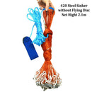 XCLOHAS American Hand Cast Net con disco volador Red de pesca con mosca de alta resistencia 300/360/420/480/540/600/720cm Red de lanzamiento